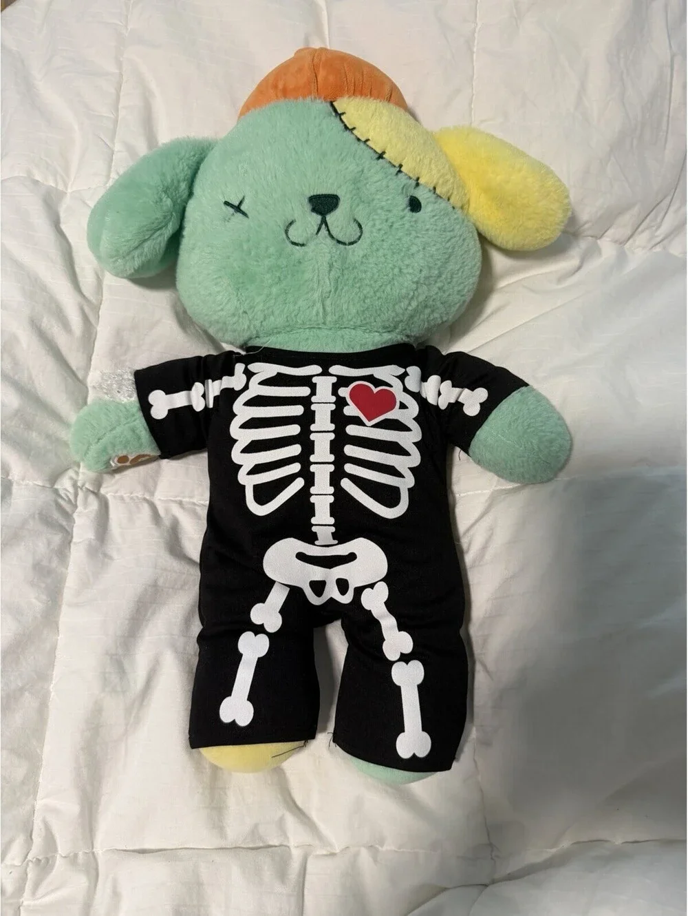 Build A Bear Halloween Plush Hello Kitty Zombie Pompompurin With Outfit